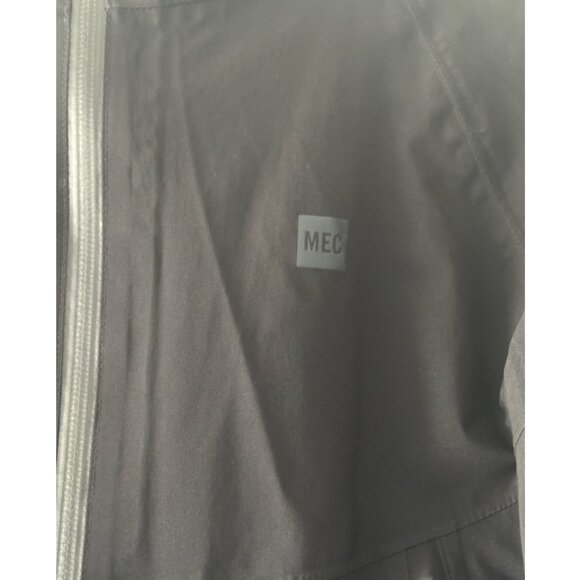 Black MEC Rain Jacket - Picture 3 of 4